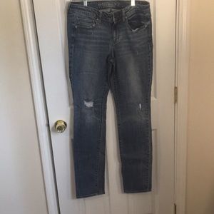 American eagle jeans. With distressing